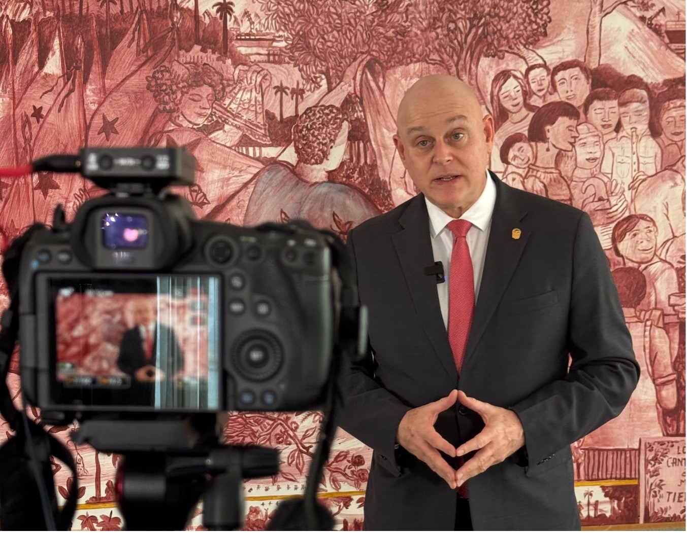 Carlos Guevara Mann, Vice Minister of Multilateral Affairs and Cooperation, participated on behalf of the Ministry of Foreign Affairs of Panama and highlighted the relevance of the WPS National Action Plan Academy for Panama’s role in the United Nations Security Council.