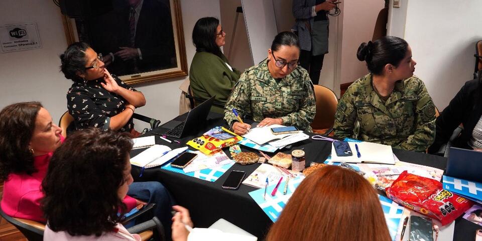 In picture: Representatives from different institutions of the governments of Colombia, Chile, Mexico, and Uruguay participated in the three-day workshops. Photo: Isabel Alonso Martín | UN Women