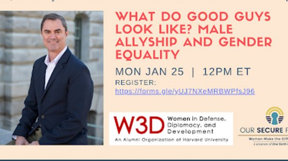 Harvard W3D event male allies WPS