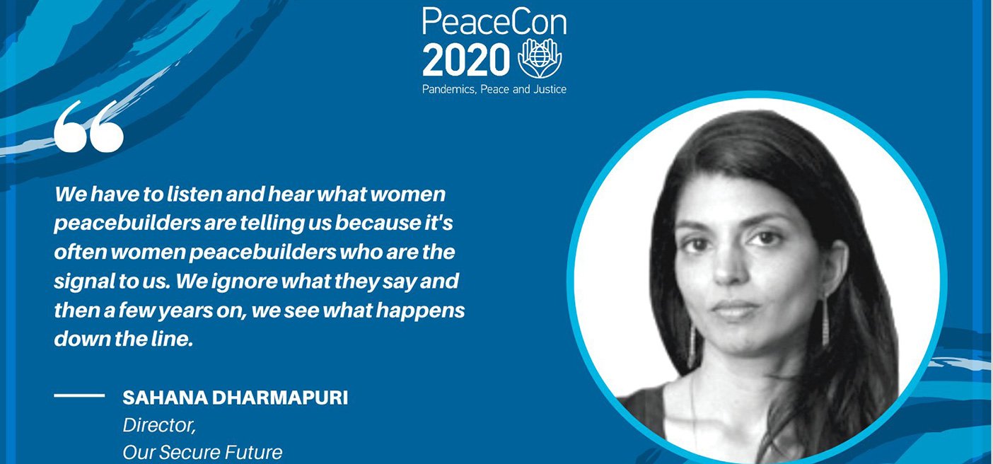 Sahana Dharmpuri PeaceCon 2020
