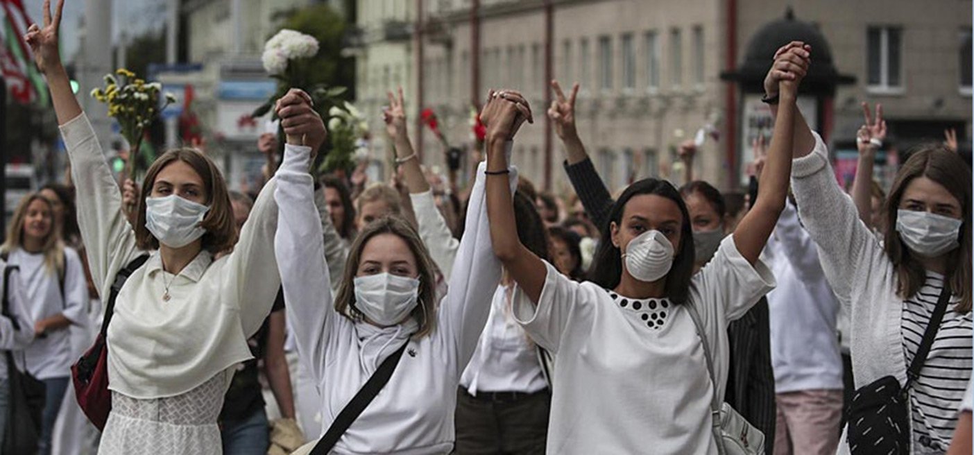 belarus protests women 2020