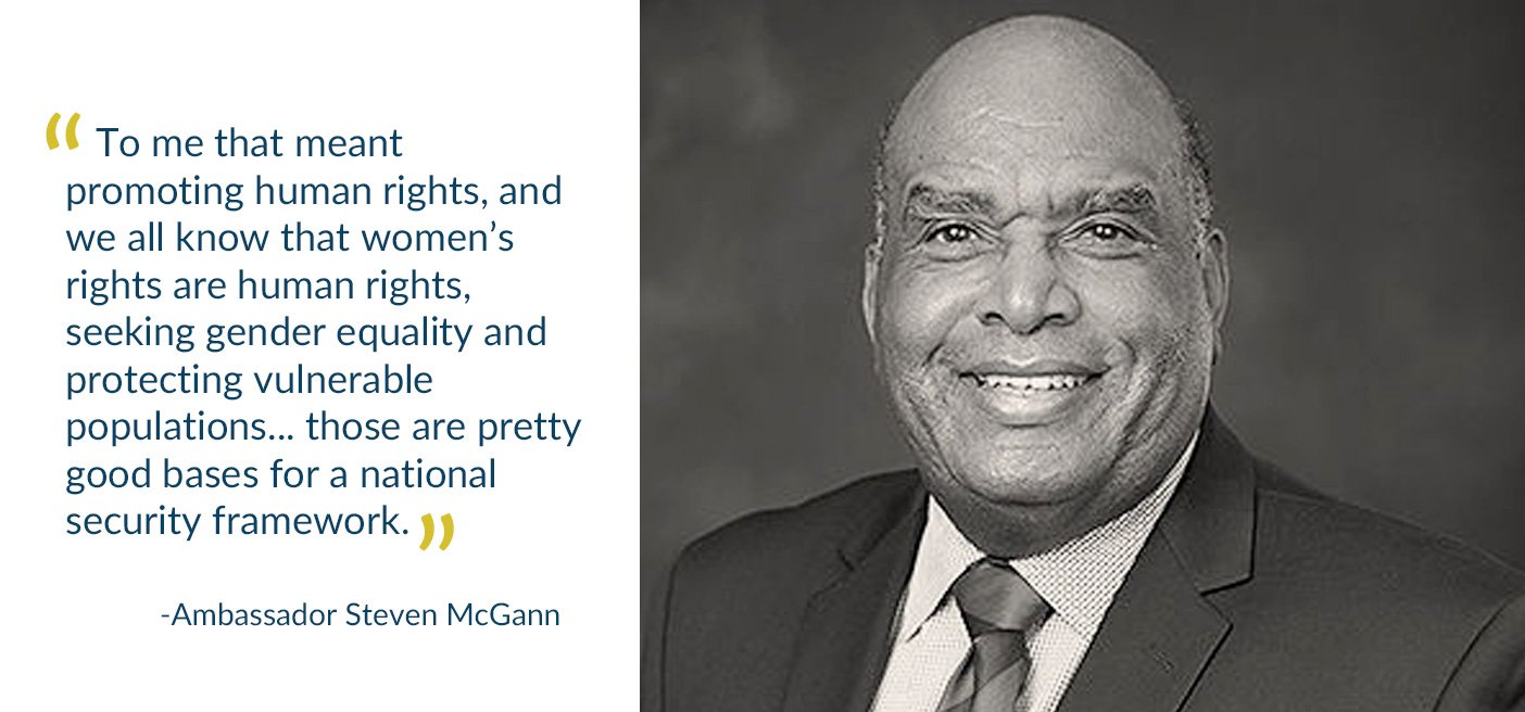 Ambassador Steve McGann women's rights