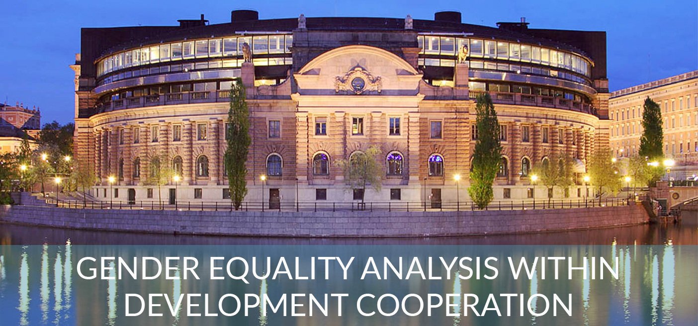 gender equality development cooperation Sweden feminist foreign policy