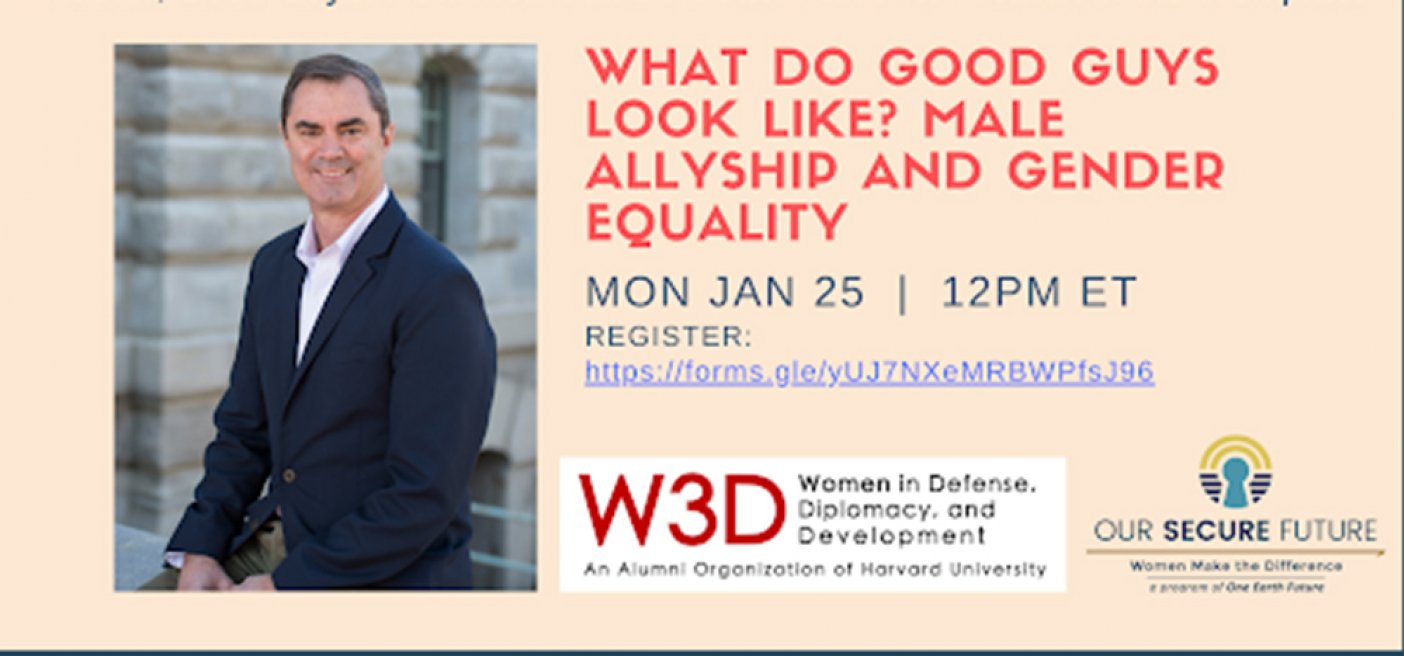Harvard W3D event male allies WPS