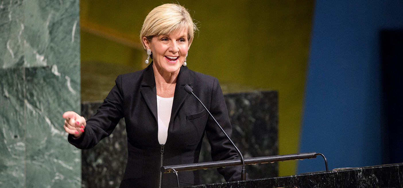 Julie Bishop at UN
