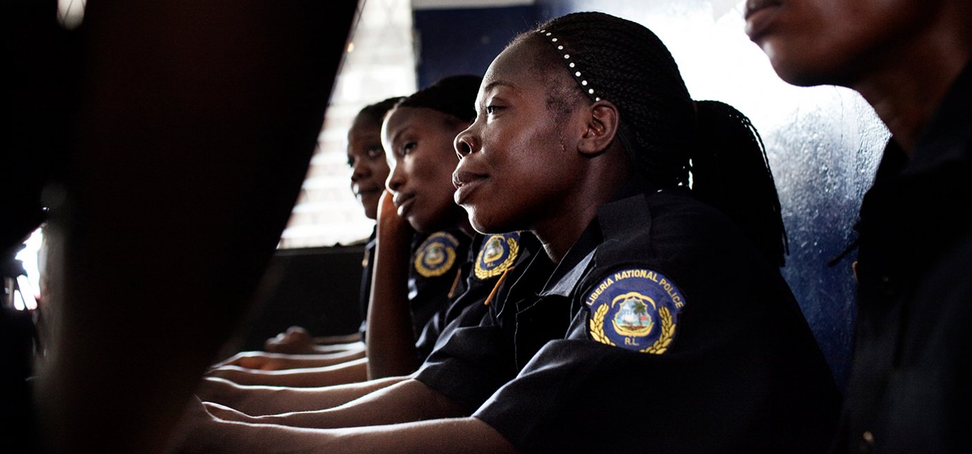 Liberian police force includes women