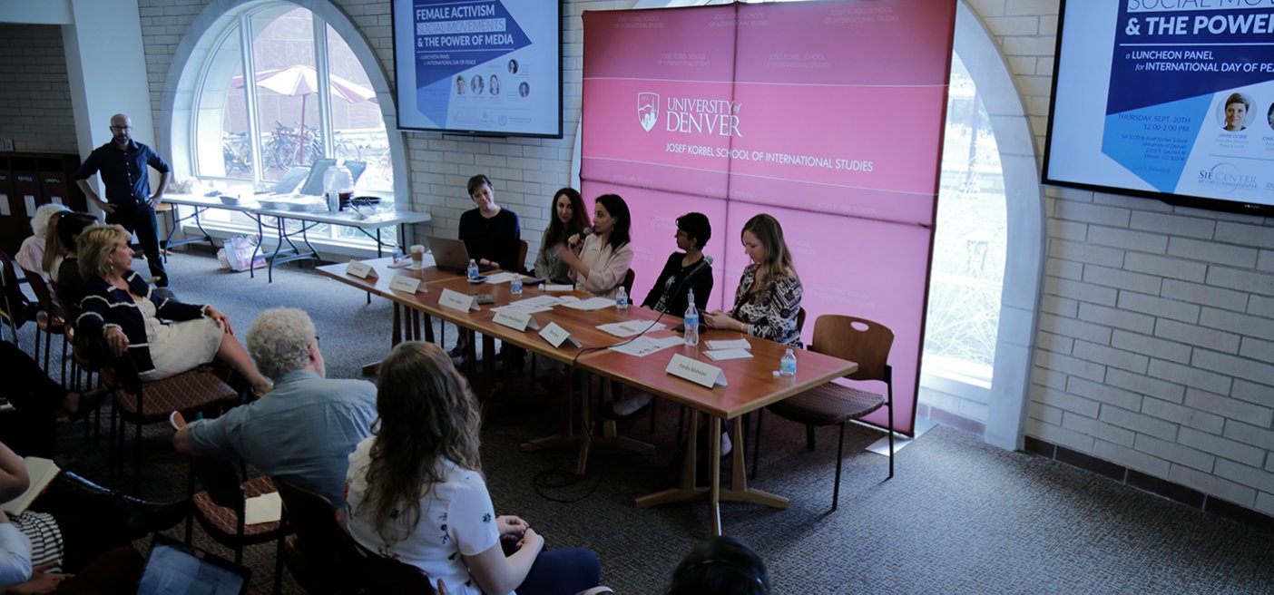 panel peace day women's activism media