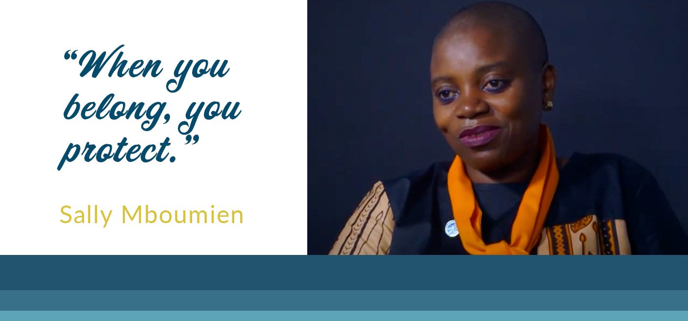 Raising Women's voices series Sally Mboumien Cameroon Women Peace