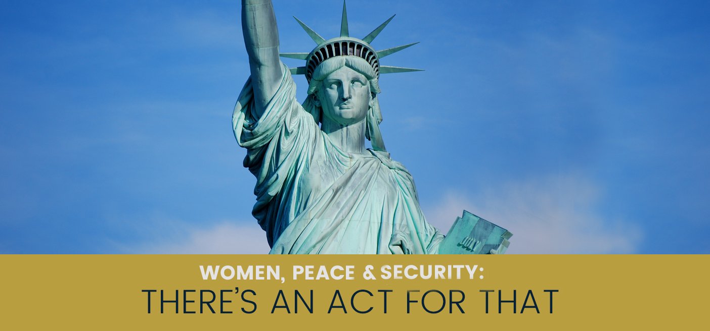 women peace and security act united states