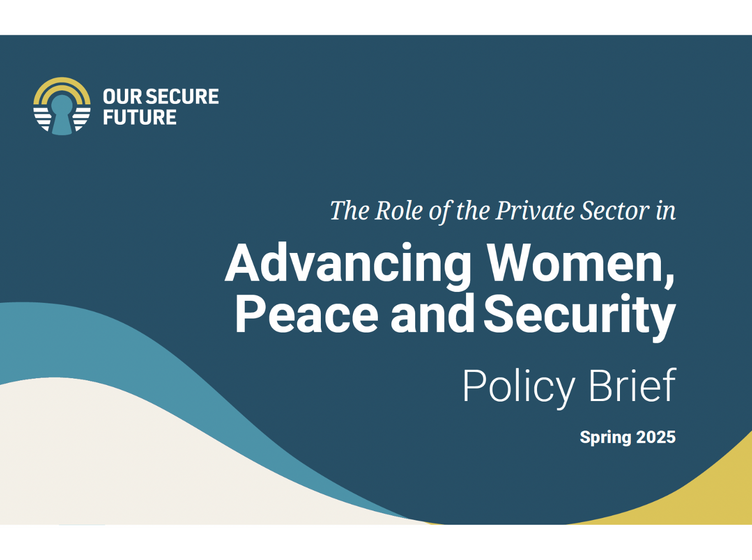 The Role of the Private Sector in Advancing WPS