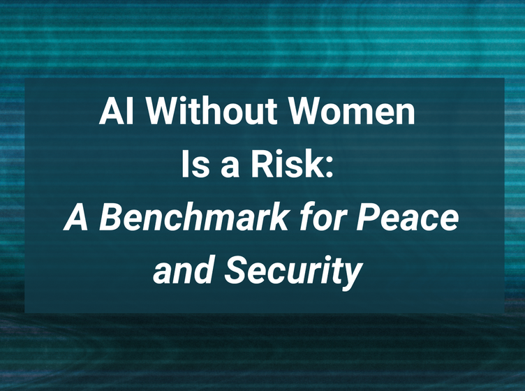 AI Without Women Is a Risk blog