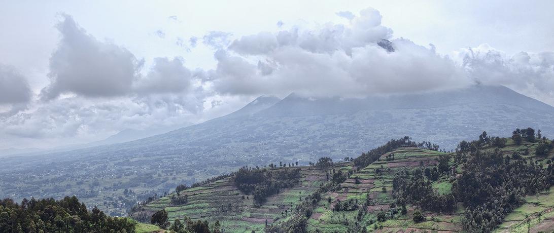 Volcano in Rwanda