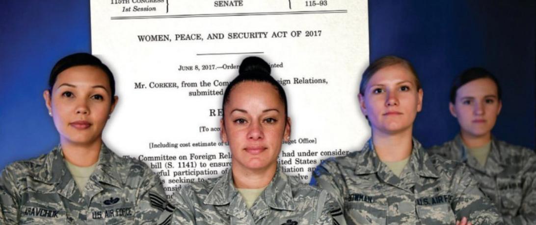 Women in military uniforms