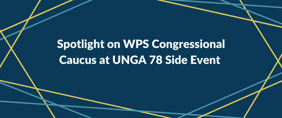 UNGA WPS Side Event