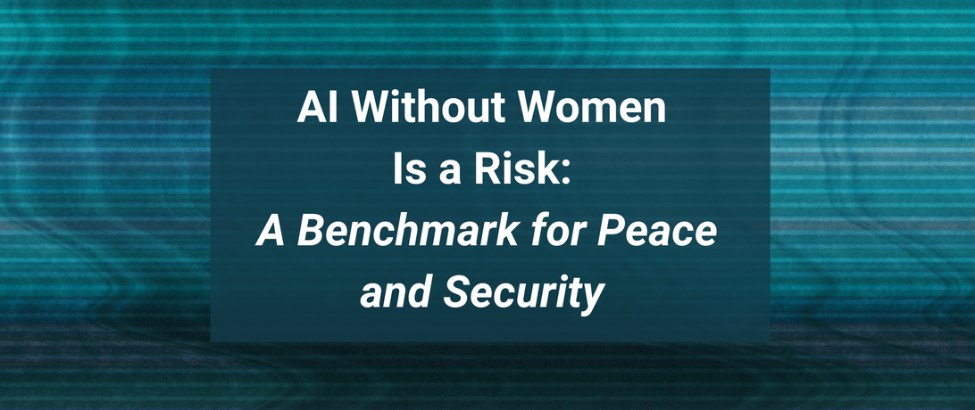 AI Without Women Is a Risk blog