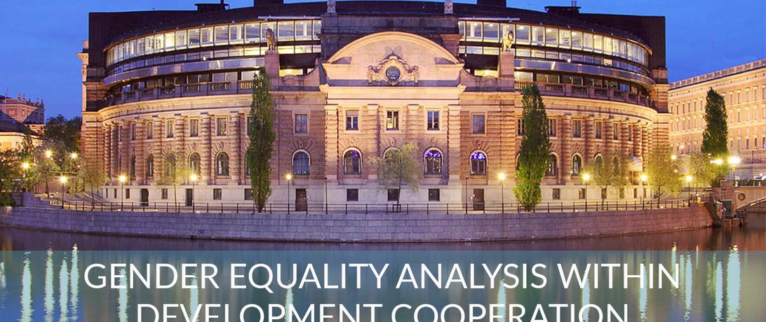 gender equality development cooperation Sweden feminist foreign policy