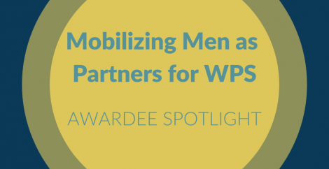 Mobilizing Men As Partners for WPS