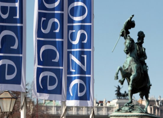 OSCE flags in Vienna, Photo by OSCE/Sarah Crozier