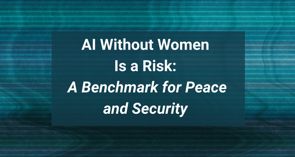 AI Without Women Is a Risk blog