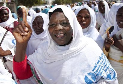  Darfur women march in campaign against gender-based violence, by UN Photo/Albert González Farran