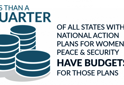 Less than a quarter of states have budgets for National Action Plans