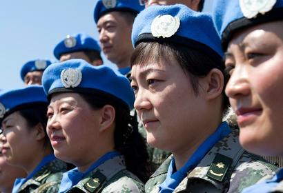 UN female Peacekeepers. Photo by Evan Schneider/ UN Photo