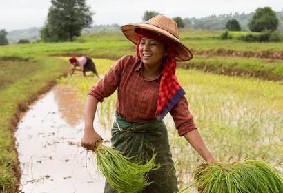  For women working in agriculture, rains are a necessary part of life, but flooding can threaten economic livelihoods and survival, by Nicolas
