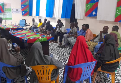 Fisheries data collectors begin the second phase of the national data collection project in Mogadishu, Somalia.