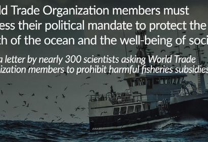 Subsidies for distant water fishing fleets lead to overfishing say 296 scientists. IUU Fishing. Stop funding overfishing.