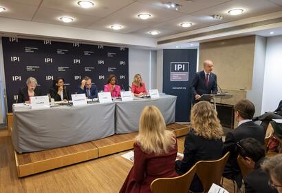 International Peace Institute WPS Event