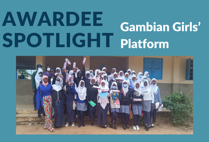 Award Spotlight -  Gambian Girls’ Platform