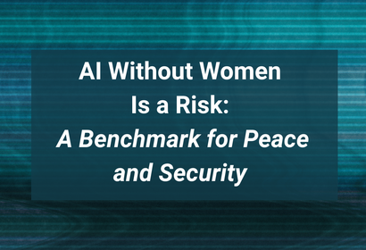 AI Without Women Is a Risk blog