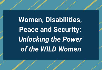 Women, Disabilities, Peace and Security Blog