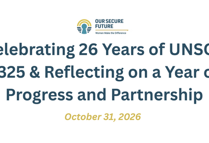 Celebrating 26 Years of UNSCR 1325 & Reflecting on a Year of Progress and Partnership