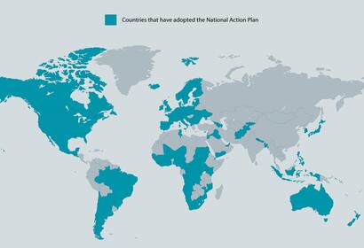 National Action Plan Map