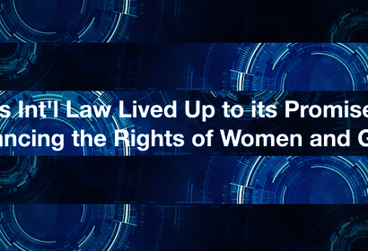 International Law and the Rights of Women and Girls