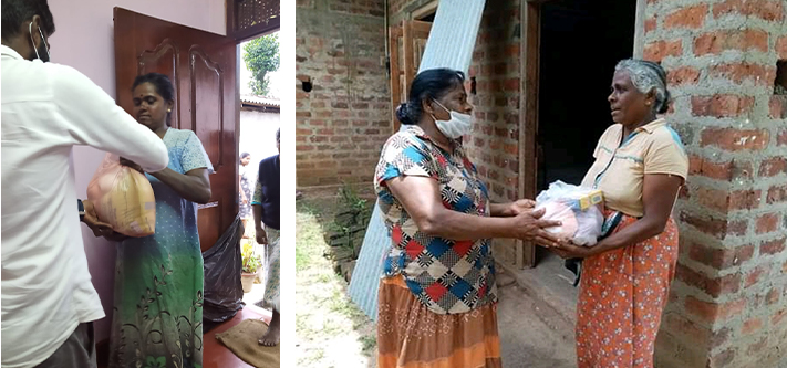 food war-affected women COVID response Sri Lanka